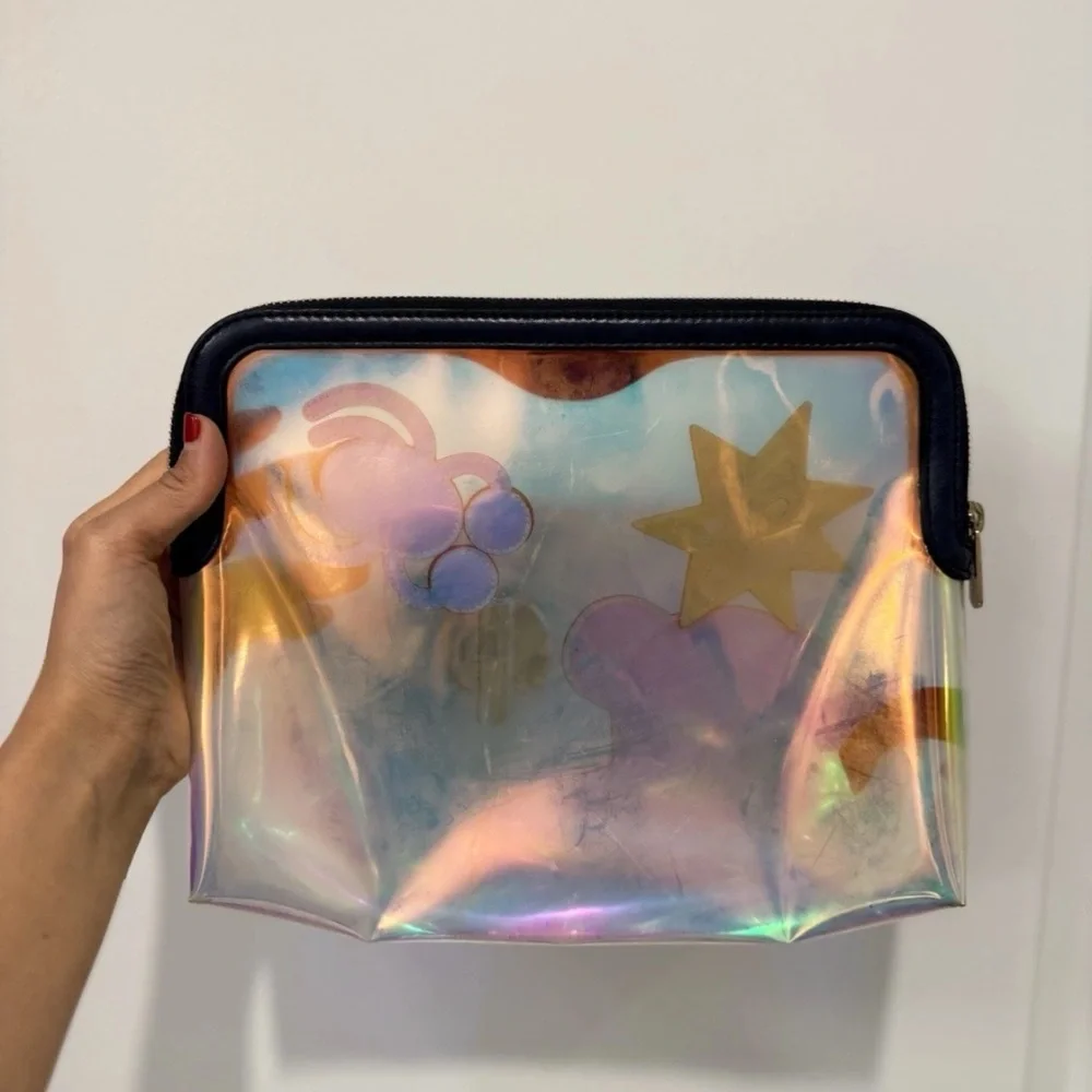 Rare TOUS Compliments Holographic Pouch – Limited‎ Edition Character Design